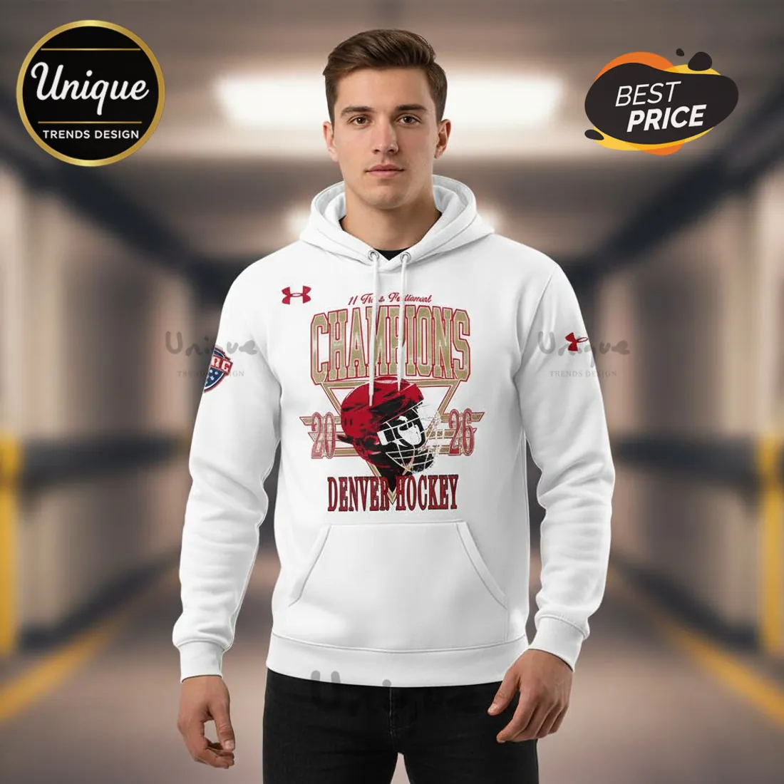 Denver Pioneers Hockey National Champions Legacy Commemorative Hoodie Denver Pioneers Hockey National Champions Legacy Commemorative Hoodie