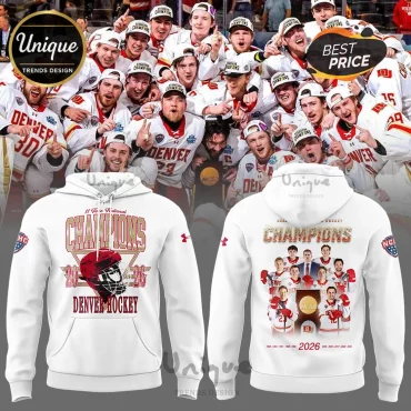 Denver Pioneers Hockey National Champions Legacy Commemorative Hoodie