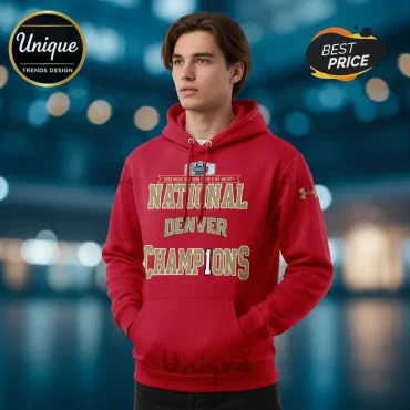 Denver Pioneers NCAA National Champions Commemorative Ice Hockey Hoodie