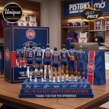 Detroit Pistons NBA Legends Greatness Limited Edition Acrylic Plaque