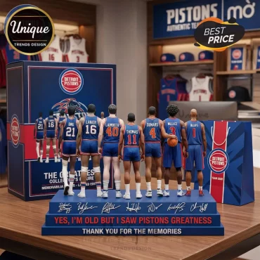 Detroit Pistons NBA Legends Greatness Limited Edition Acrylic Plaque