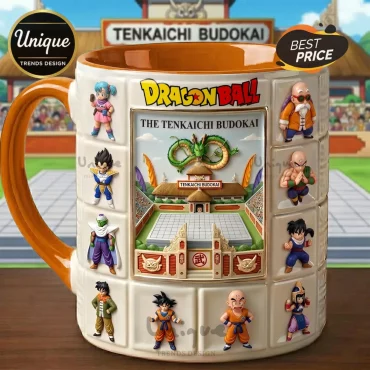 Dragon Ball Z Tenkaichi Budokai 3D Sculpted Characters Coffee Mug