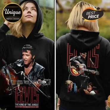 Elvis Presley Iconic Double-Sided Concert Graphic T-Shirt
