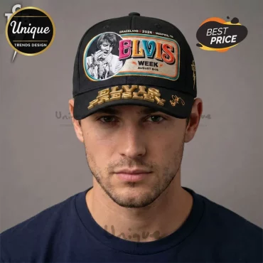 Elvis Week 2026 Memphis TCB Premium Embroidered Patch Baseball Cap