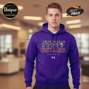 Grateful Danes Lacrosse Grateful Dead Inspired Fan Apparel Hoodie