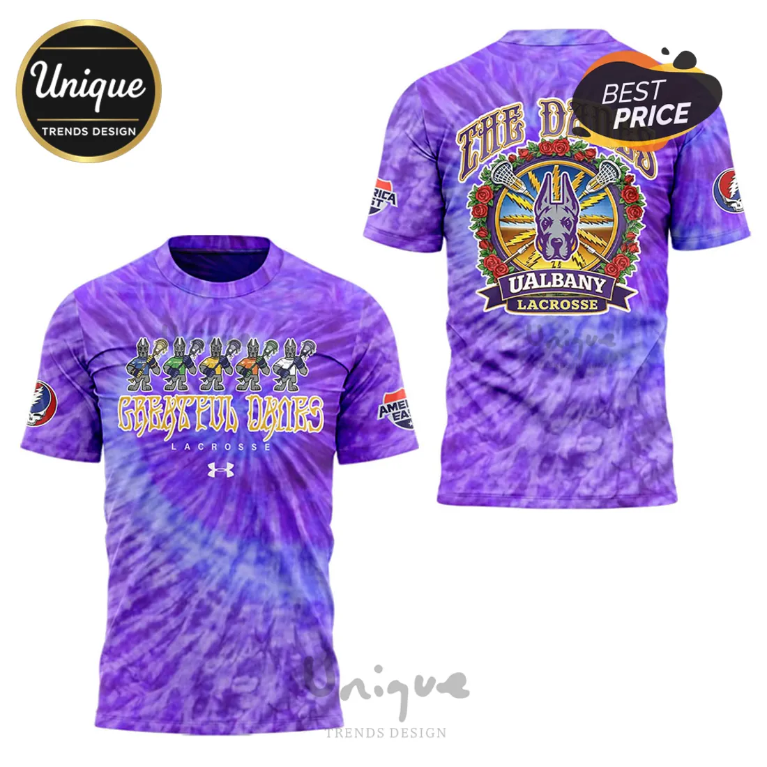 Grateful Danes UAlbany Lacrosse Grateful Dead Hoodie Grateful Danes UAlbany Lacrosse Grateful Dead Hoodie