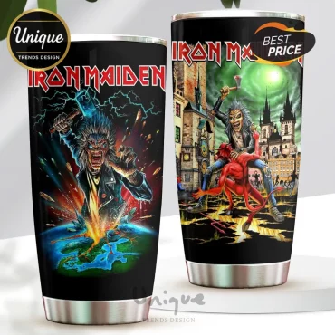 Iron Maiden Heavy Metal Rock Band Tumbler