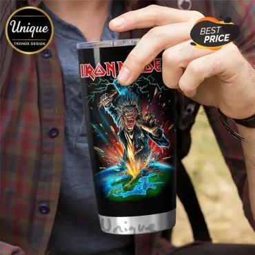 Iron Maiden Heavy Metal Rock Band Tumbler