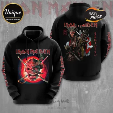 Iron Maiden Senjutsu Samurai Eddie 3D Graphic T-Shirt