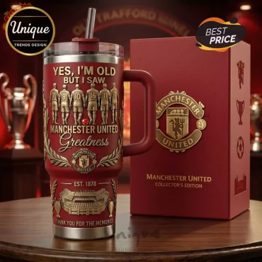 Manchester United Collector’s Edition Football Legends Greatness Tumbler