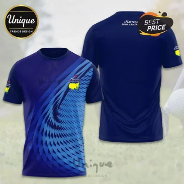 Masters Tournament 3D Geometric Design T-Shirt