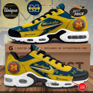 Michigan Wolverines 2026 Basketball Champions Air Max Plus Sneakers