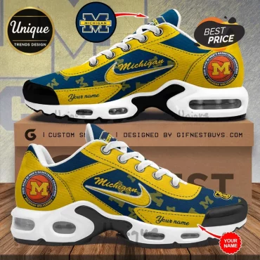 Michigan Wolverines 2026 Basketball Champions Air Max Plus Sneakers
