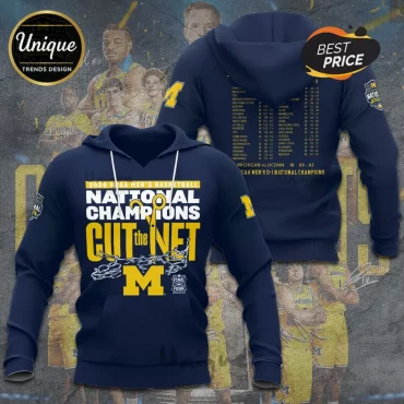 Michigan Wolverines 2026 Men’s Basketball National Champions Hoodie