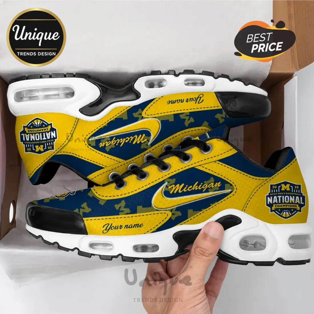 Michigan Wolverines 2026 National Champions Air Max Plus Michigan Wolverines 2026 National Champions Air Max Plus