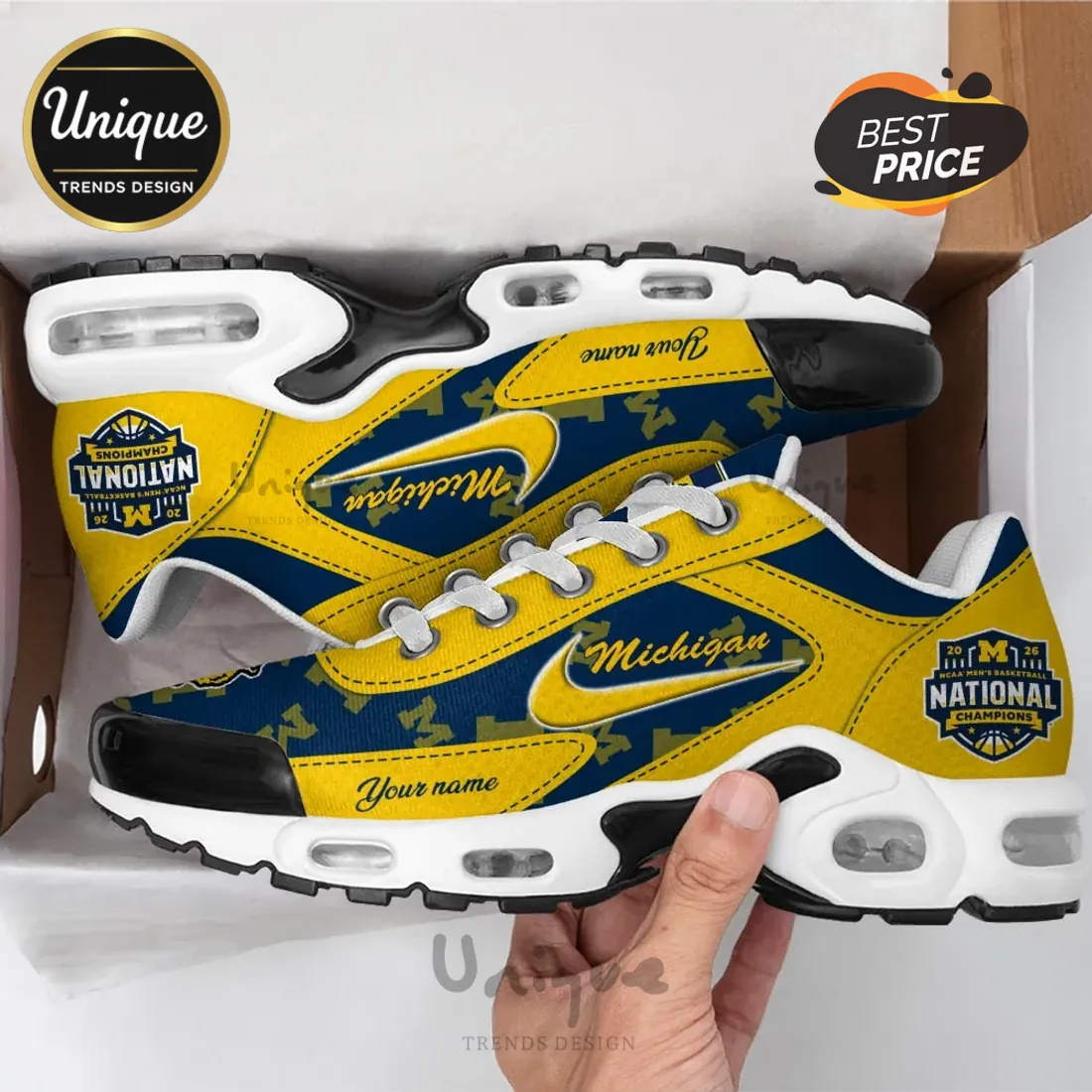 Michigan Wolverines 2026 National Champions Air Max Plus Michigan Wolverines 2026 National Champions Air Max Plus