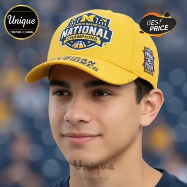 Michigan Wolverines 2026 NCAA Men’s Basketball National Champions Cap Michigan Wolverines 2026 NCAA Men’s Basketball National Champions Cap