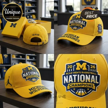 Michigan Wolverines 2026 NCAA Men’s Basketball National Champions Cap