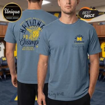 Michigan Wolverines Men’s Basketball National Champions T-Shirt