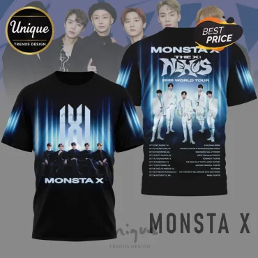 Monsta X The X: Nexus 2026 World Tour Kpop Shirt