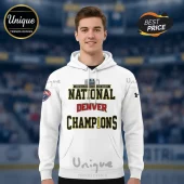 NCAA Denver Pioneers Hockey Kings Of The Ice Rink Champions Fan Hoodie