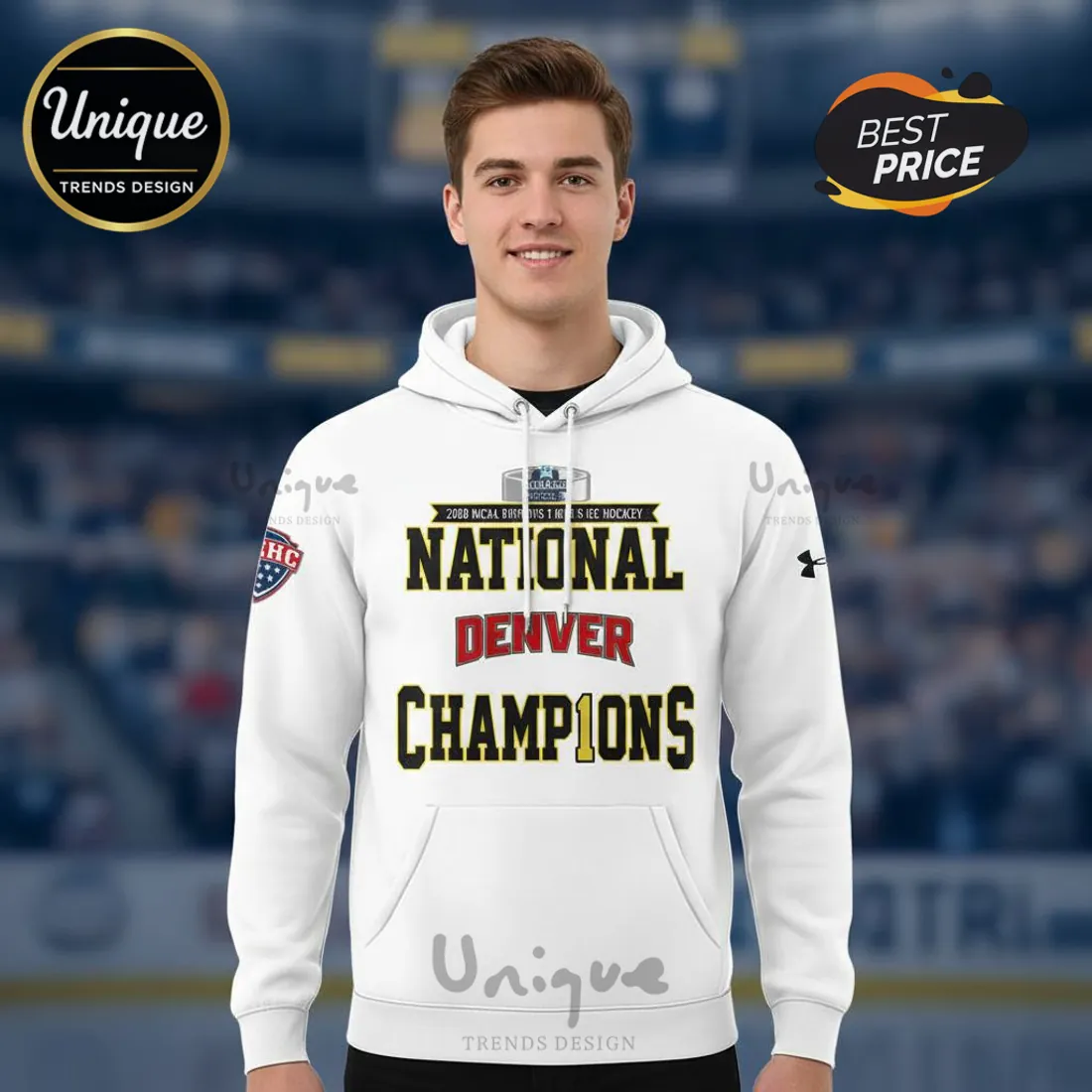 NCAA Denver Pioneers Hockey Kings Of The Ice Rink Champions Fan Hoodie NCAA Denver Pioneers Hockey Kings Of The Ice Rink Champions Fan Hoodie