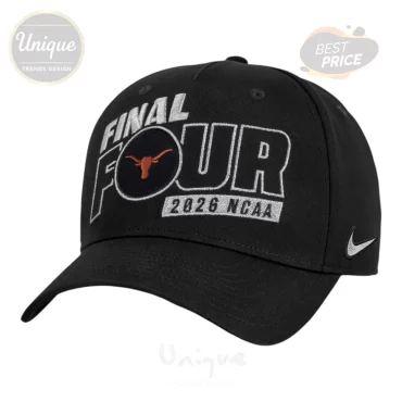 Nike 2026 NCAA Final Four Texas Longhorns Commemorative Black Baseball Cap