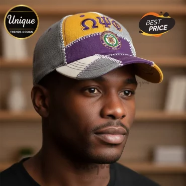 Omega Psi Phi Fraternity Patchwork Classic Cap