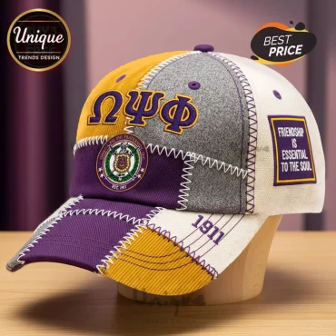 Omega Psi Phi Fraternity Patchwork Classic Cap