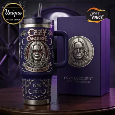 Ozzy Osbourne Prince of Darkness Collector’s Edition 3D Relief Tumbler