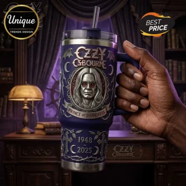 Ozzy Osbourne Prince of Darkness Collector’s Edition 3D Relief Tumbler