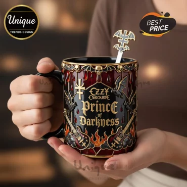 Ozzy Osbourne Prince of Darkness Rock Music Coffee Mug