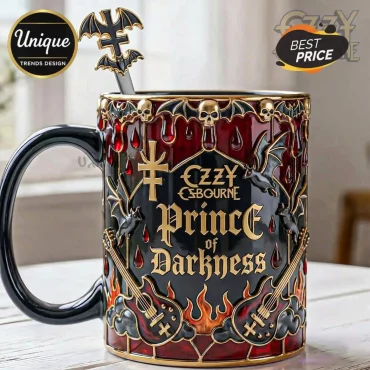 Ozzy Osbourne Prince of Darkness Rock Music Coffee Mug