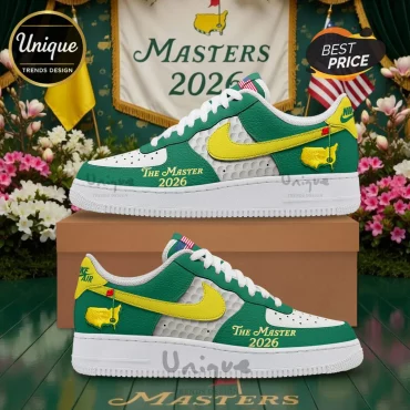 Premium Masters Golf 2026 Custom Air Force 1 Shoes
