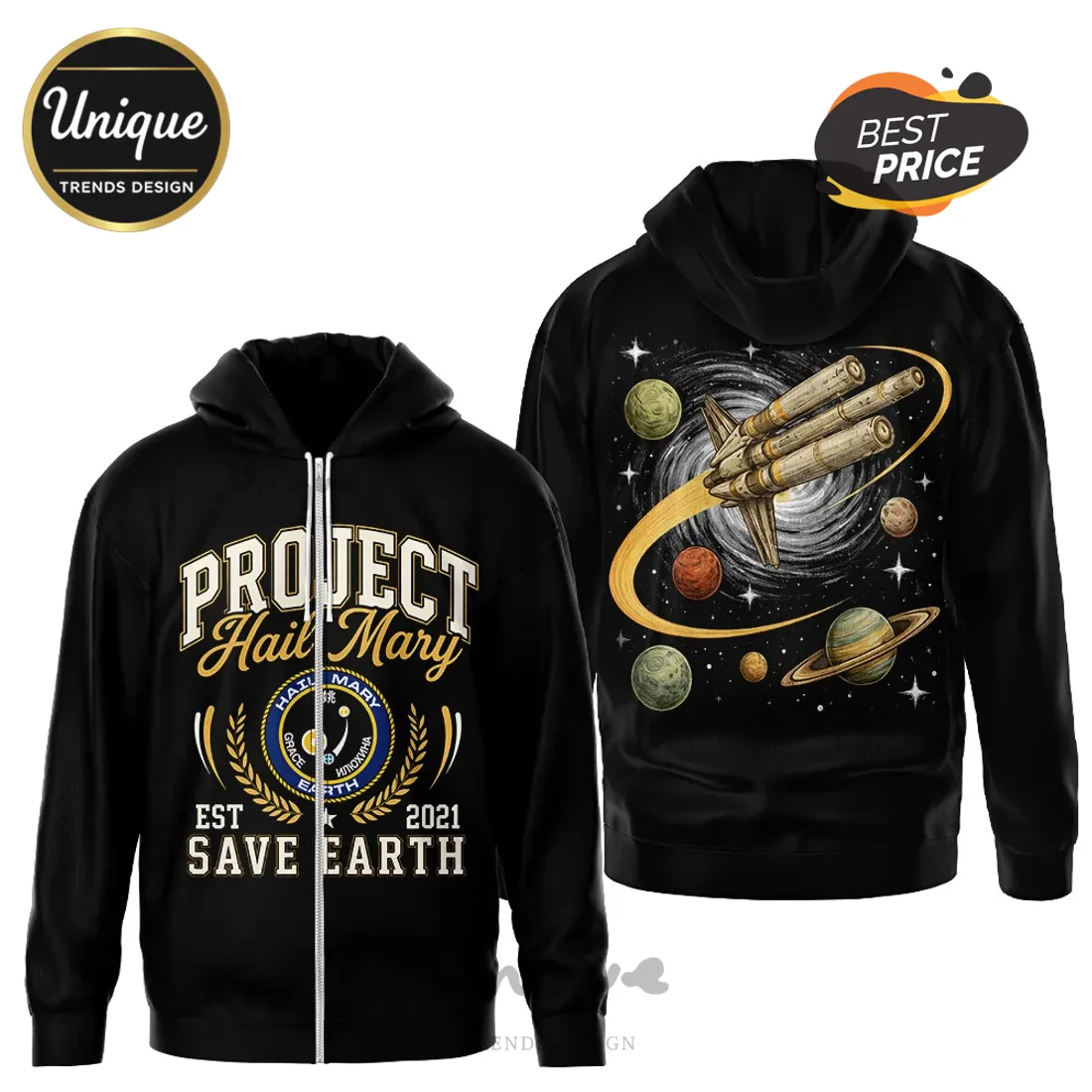 Project Hail Mary Save Earth Space Mission Graphic Premium T-Shirt Project Hail Mary Save Earth Space Mission Graphic Premium T-Shirt