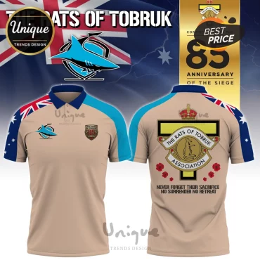 Rats of Tobruk 85th Anniversary Australian Commemorative Polo Shirt