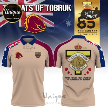 Rats of Tobruk 85th Anniversary Commemorative Australian Military Polo Shirt