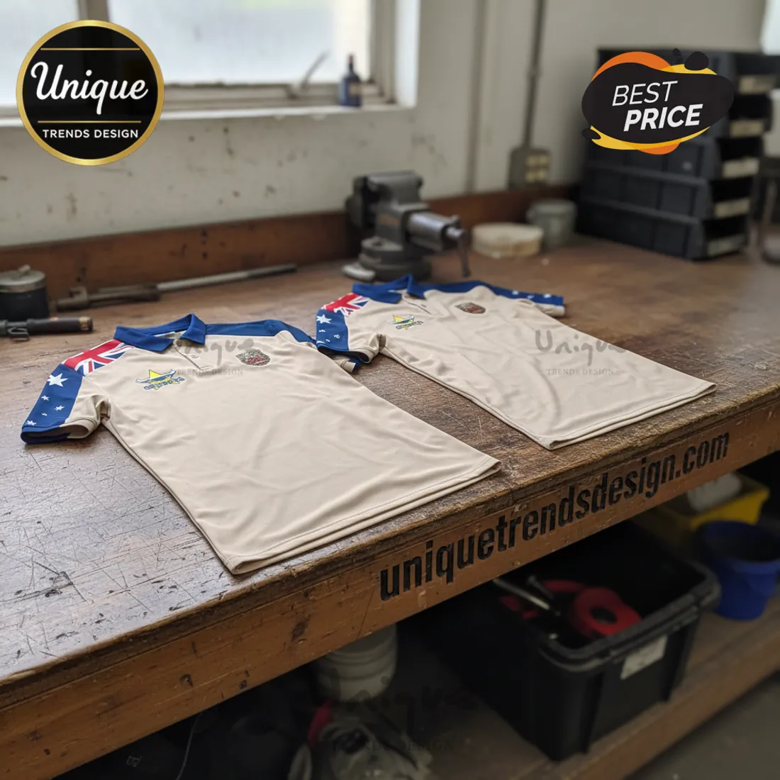 Rats of Tobruk 85th Anniversary Cowboys NRL Commemorative Polo Shirt