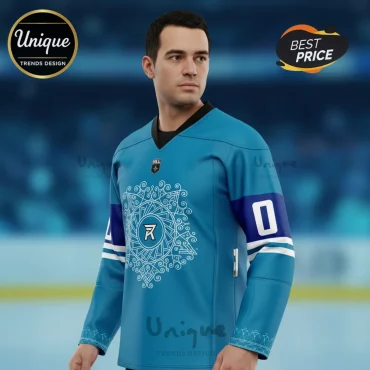 Rochester Knighthawks NLL Mandala Design Lacrosse Hockey Jersey
