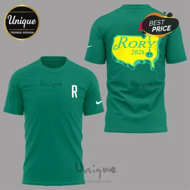 Rory McIlroy Masters Champion 2026 Commemorative Golf Fan T-Shirt