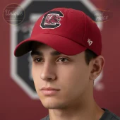 South Carolina Gamecocks ’47 Brand Embroidered Logo Red Baseball Cap