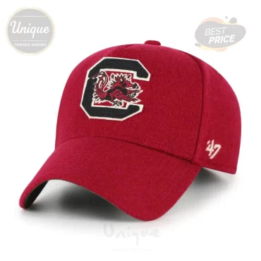 South Carolina Gamecocks ’47 Brand Embroidered Logo Red Baseball Cap