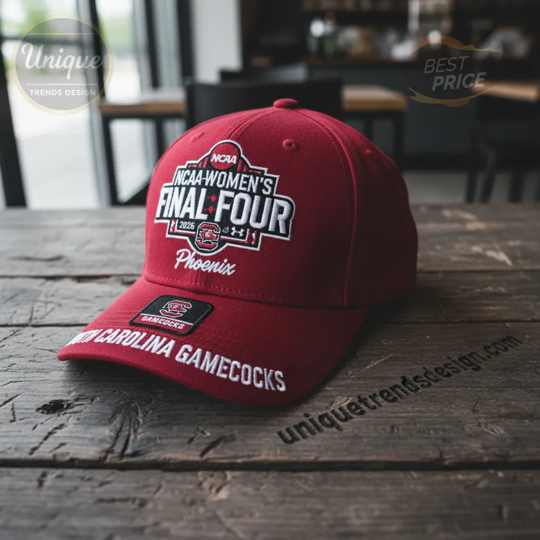 South Carolina Gamecocks NCAA Women's Final Four 2026 Phoenix Commemorative Baseball Cap