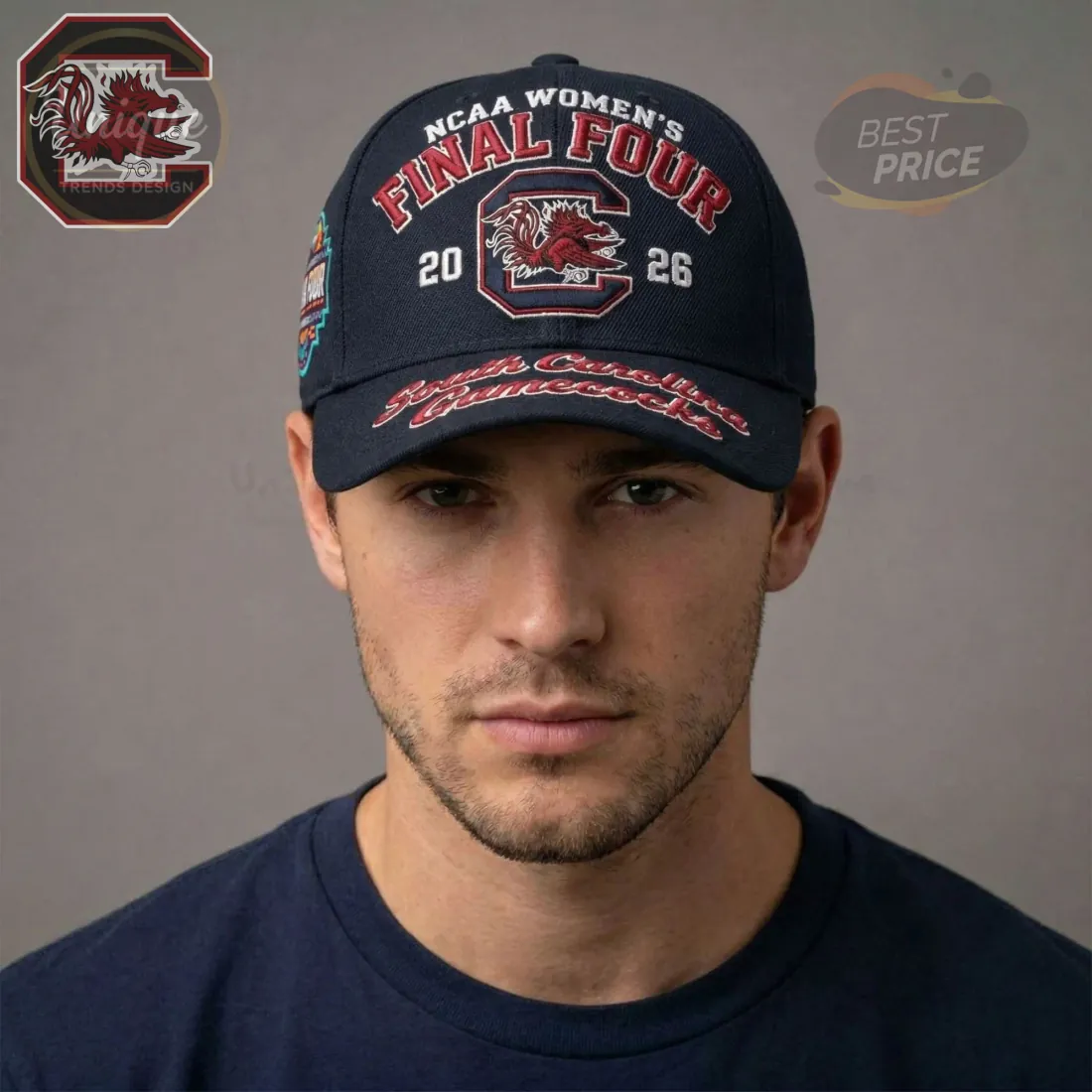 South Carolina Gamecocks NCAA Women’s Final Four 2026 Phoenix Embroidered Hat South Carolina Gamecocks NCAA Women’s Final Four 2026 Phoenix Embroidered Hat