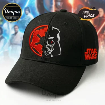 Star Wars Darth Vader Imperial Symbol Embroidered Black Baseball Cap
