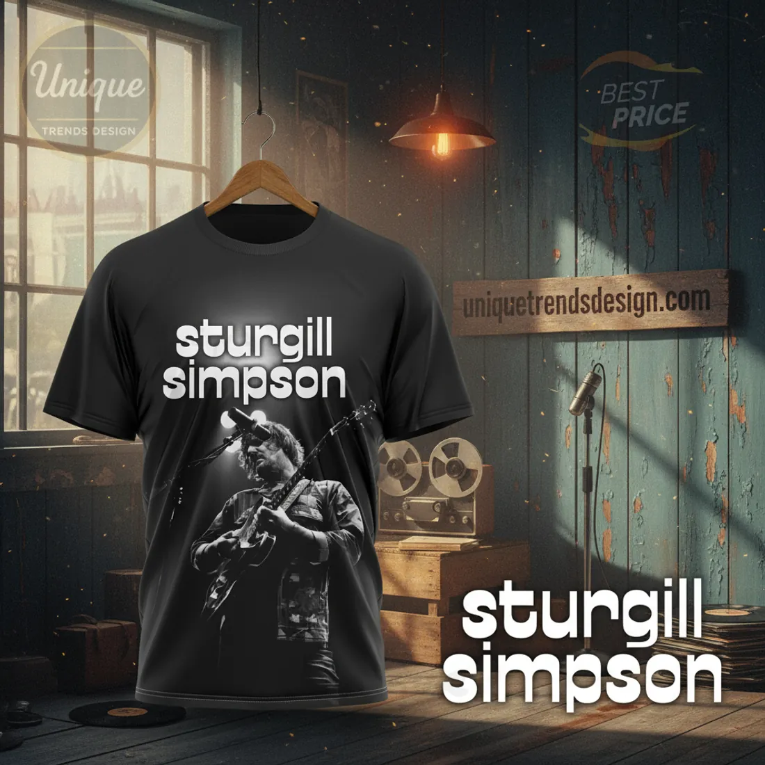 Sturgill Simpson 2026 Tour Johnny Blue Skies & The Dark Clouds 3D T-Shirt Sturgill Simpson 2026 Tour Johnny Blue Skies & The Dark Clouds 3D T-Shirt