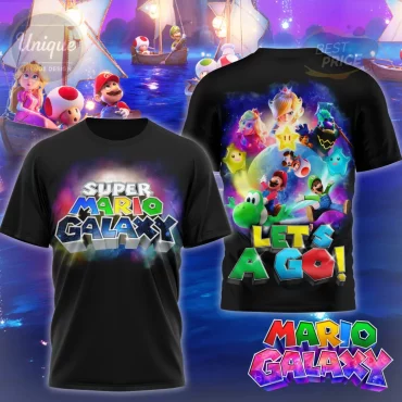 Super Mario Galaxy 3D All-Over Print T-Shirt