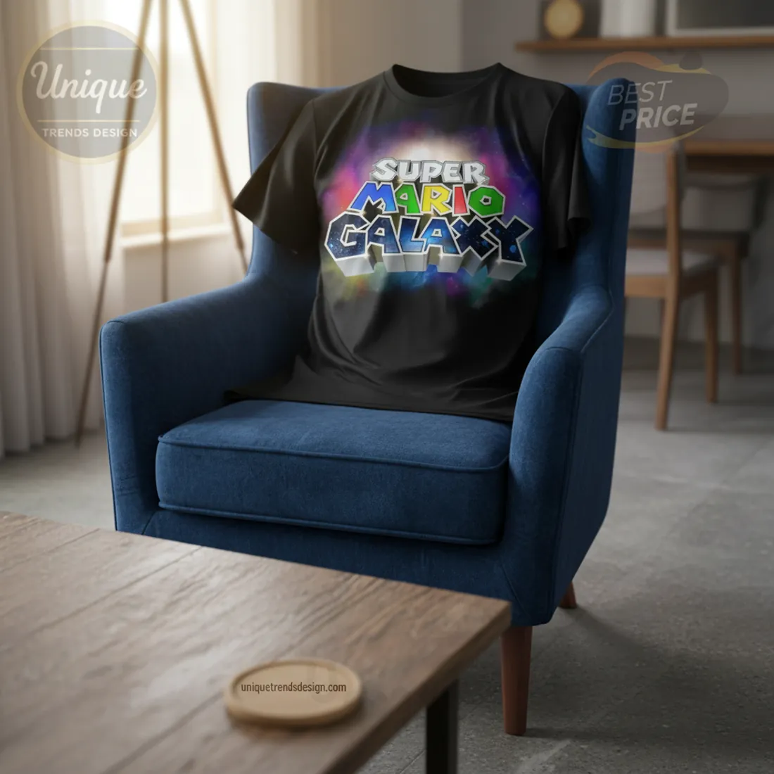 Super Mario Galaxy 3D All-Over Print T-Shirt