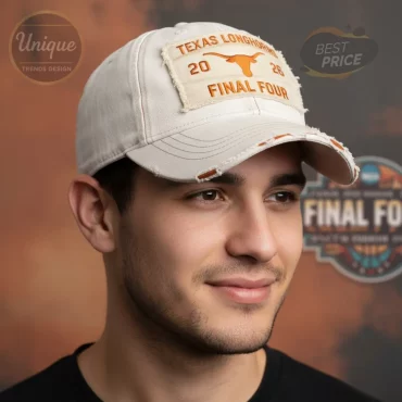 Texas Longhorns NCAA 2026 Women’s Final Four Distressed Vintage Baseball Cap