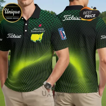 Titleist Masters Tournament PGA Tour Green Polo